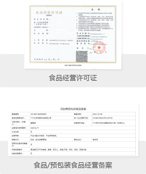 食品经营许可证